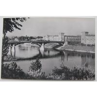 Мост р. Западная Двина. Витебск. Издательство Планета. 1972. Чистая