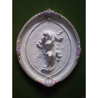 - Барельеф ВЛЮБЛЁННЫЕ НА ОБЛАКЕ 49х40 см из серии реплики мировых шедевров