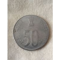 Индия. 50 пайс 2002 года. (4)
