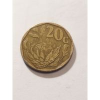 ЮАР 20 центов 1995