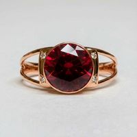 Перстень с натуральным камнем