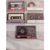 Аудиокассеты из коллекции, студийные