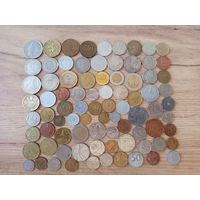 Монеты мира, 80 шт, без МЦ, с 1 р