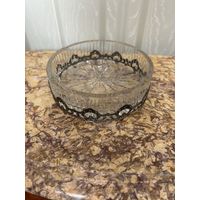 Пепельница серебро