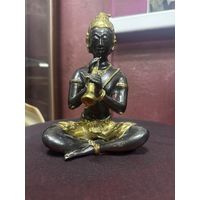 Бронзовая статуэтка, Будда, полнотелая, много лотов рубля