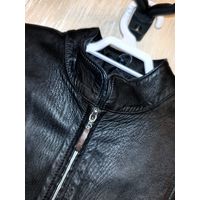 Пальто кожаное утепленное, р.44 В идеальном состоянии. См. фото!