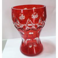 Ваза 60-70-е годы СССР (Неман). Высота 17 см. Стекло.