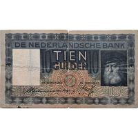 Нидерланды 10 Гульденов 1939 F, 825