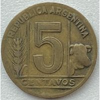 Аргентина 5 сентаво 1948 г.