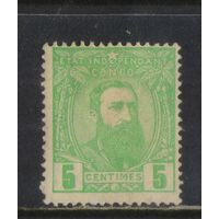 Бельгия Колонии Свободное государство Конго 1887 Леопольд II Стандарт #6*