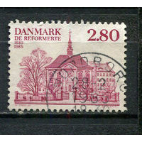 Дания - 1985 - Реформатская церковь - [Mi. 828] - полная серия - 1 марка. Гашеная.  (Лот 8JA)-TG3P52