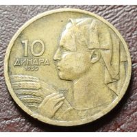 Югославия 10 динаров, 1955   ( 1-15-6 )