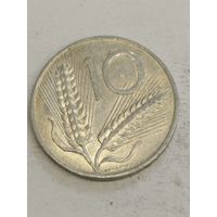 Италия 10 лир 1967