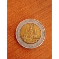1996 ? Таиланд 10 бат экзотика слоны