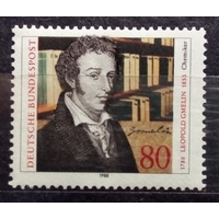 200 лет со дня рождения химика Леопольда Гмелина, Германия, 1988 год, 1 марка **