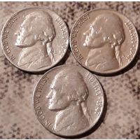 5 центов  1947 США все три МД P & D & S
