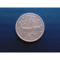Греция, 1 евроцент 2009 года.