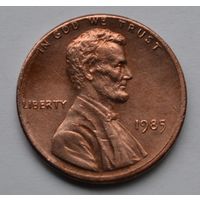 США, 1 цент 1985 г.