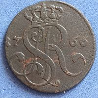 Грош 1766 г.