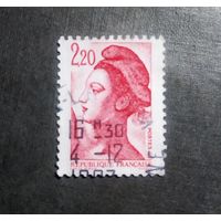 Марка Франция 1985 год Стандартный выпуск