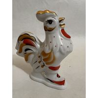 Статуэтка фарфоровая "Петушок золотой гребешок".  ДФЗ