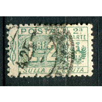 Италия (Королевство) - 1914/17г. - герб, 2 L - 1 марка - гашёная [Mi 13]. #1-It-18-B-1