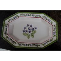 Большое блюдо 60-70-е годы Германия. Размер 23- 35 см.