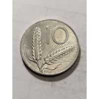 Италия 10 лир 1972