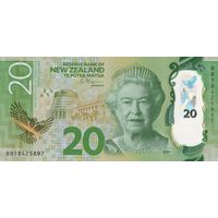 Новая Зеландия 20 долларов образца 2018 года UNC p193