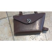 Кожаная вело сумка АИСТ, ММВЗ, ХВЗ СССР