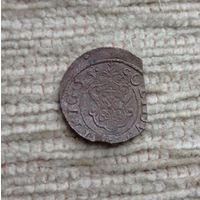 Werty71 редкий брак 2 даты Рига Солид 1 Шеляг 1655 1658 17В