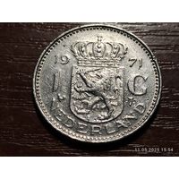 Нидерланды 1 гульден 1971