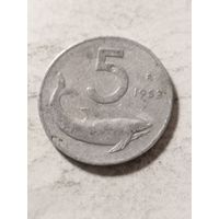 Италия 5 лир 1953