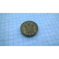 Великобритания 3пенса 1942 г Георг -6