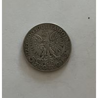 Монета. 5 злотых, 1934 г., королева Ядвига