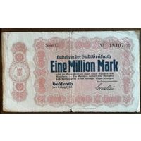 Германия 1 миллион марок 1000000 1923 год, Грефрат (Grefrath)