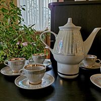 Кофейный сервиз на 6 персон, МФФЗ.