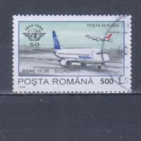 [2167] Румыния 1994. Авиация.Самолет. Гашеная марка.