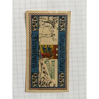 25 пфеннингов (нотгельды) 1921 г. Германия.