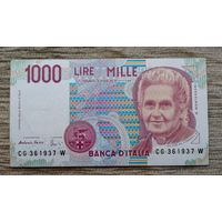 Werty71 Италия 1000 лир 1990 (1990 -1993) банкнота