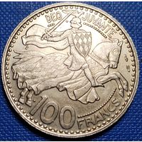 Монако 100 франков 1950 г.