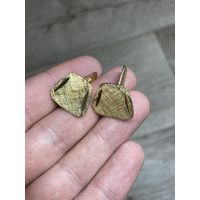 Запонки золотые 333 проба