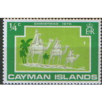 Марка из серии 1970г. Каймановы Острова "Рождество. Три мудреца" MNH