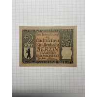 2 марки (нотгельды) г. Германия - 1312