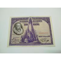 100 песет 1928 года