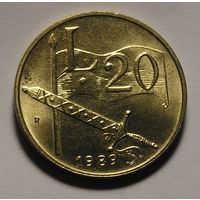 Сан-Марино, 20 Лир 1989 Меч