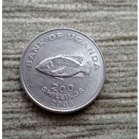 Werty71 Уганда 200 шиллингов 2008 Рыба