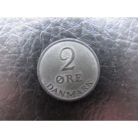 Дания. 2 эре.1966. С 20 копеек. Распродажа коллекции. Смотрите другие лоты.