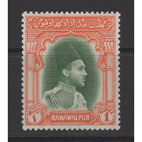 Бахавалпур / Bahawalpur 1948** 1R Британская Индия Пакистан, Sultan Muhammad Shah (SG#35)