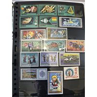 Сборный лоток чистых марок Монголия 13